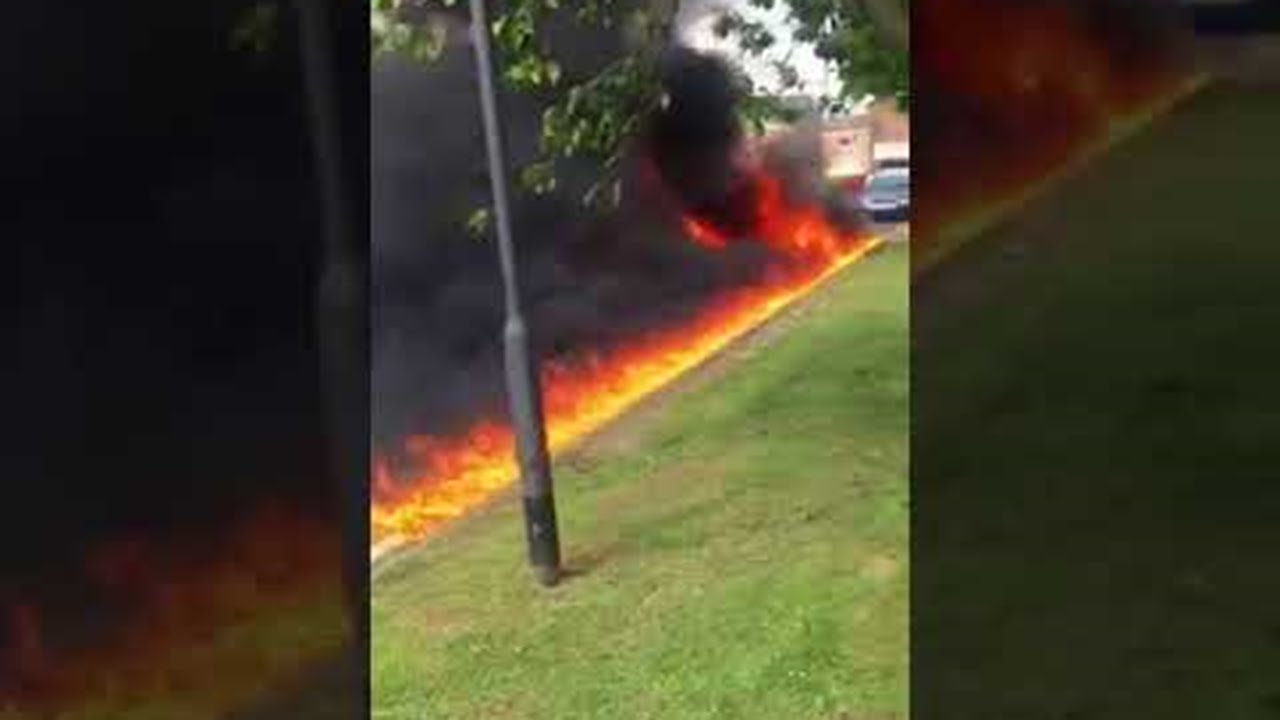 Car Destroyed by Fire || ViralHog