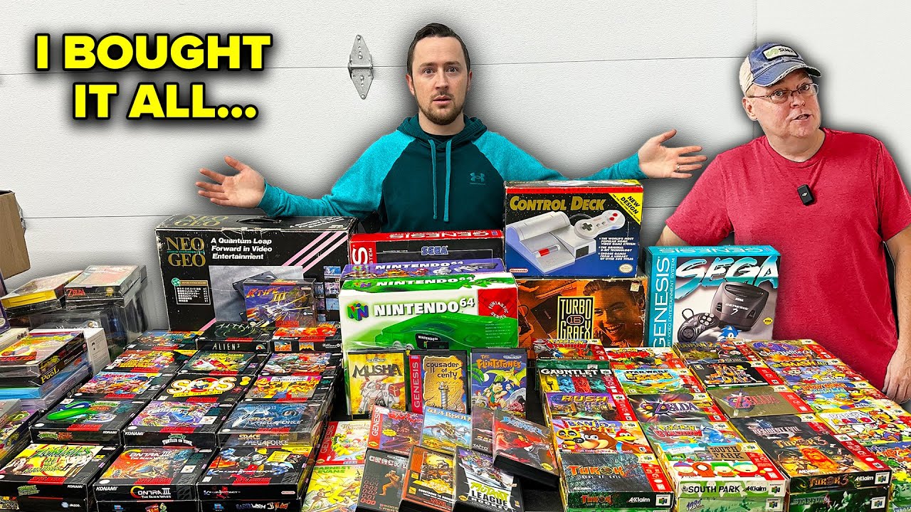 He Has The BEST GAME COLLECTION I've Ever Seen...