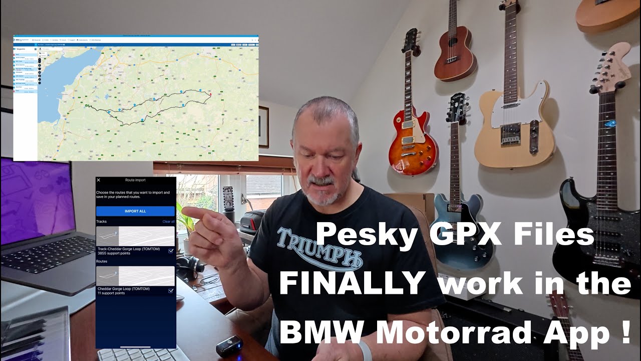 Как правильно использовать файлы GPX в приложении BMW Motorrad!