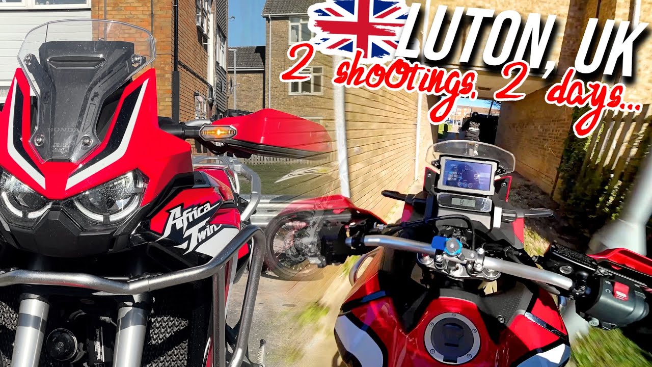 Riding through Luton, UK: 2 shootings in 2 days...