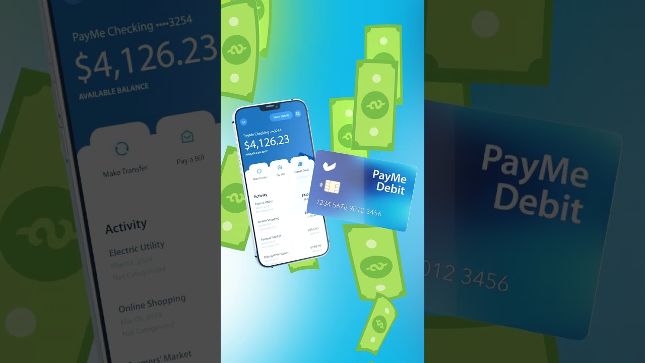 PayMe Checking - The Free Debit Card that Pays You