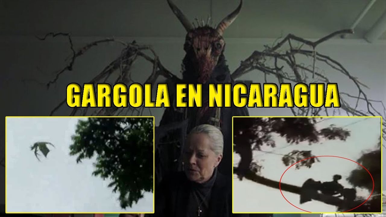 QUE SON LAS GARGOLAS? │GARGOLA REAL VOLANDO EN NICARAGUA GRABADO EN VIDEO│VIDEOS DE TERROR REALES
