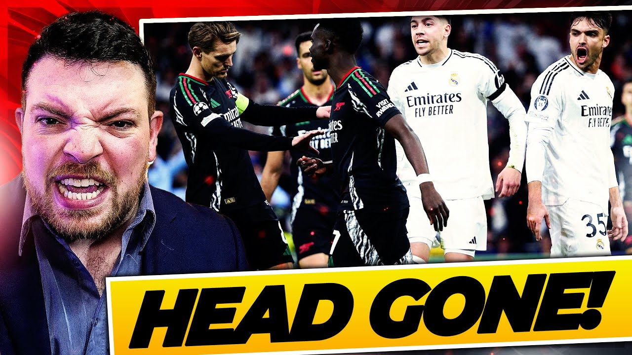 MY HEAD IS GONE! SACK ANCELOTTI NOW 🤬 90 MINUTES IS LONG THEY SAID | Real Madrid 1-2 Arsenal (1-5)