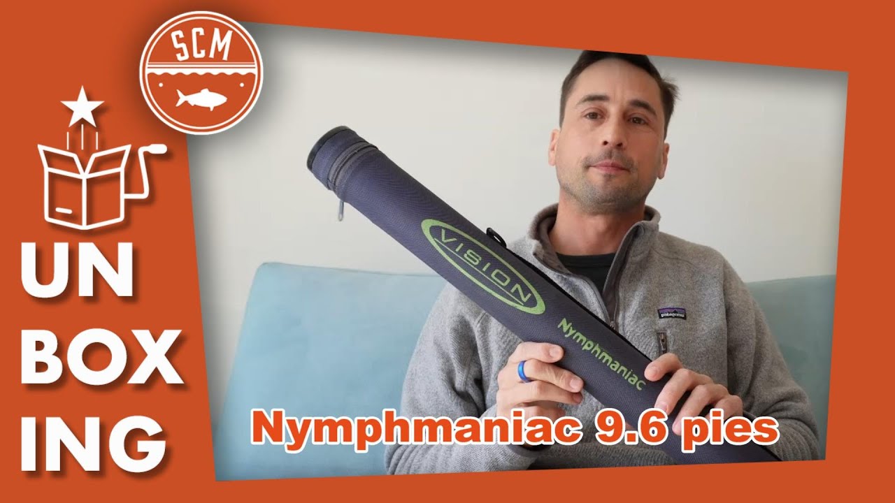 Unboxing ca&ntilde;a Vision Nymphmaniac #3 de 9.6 pies para pesca moderna con mosca seca