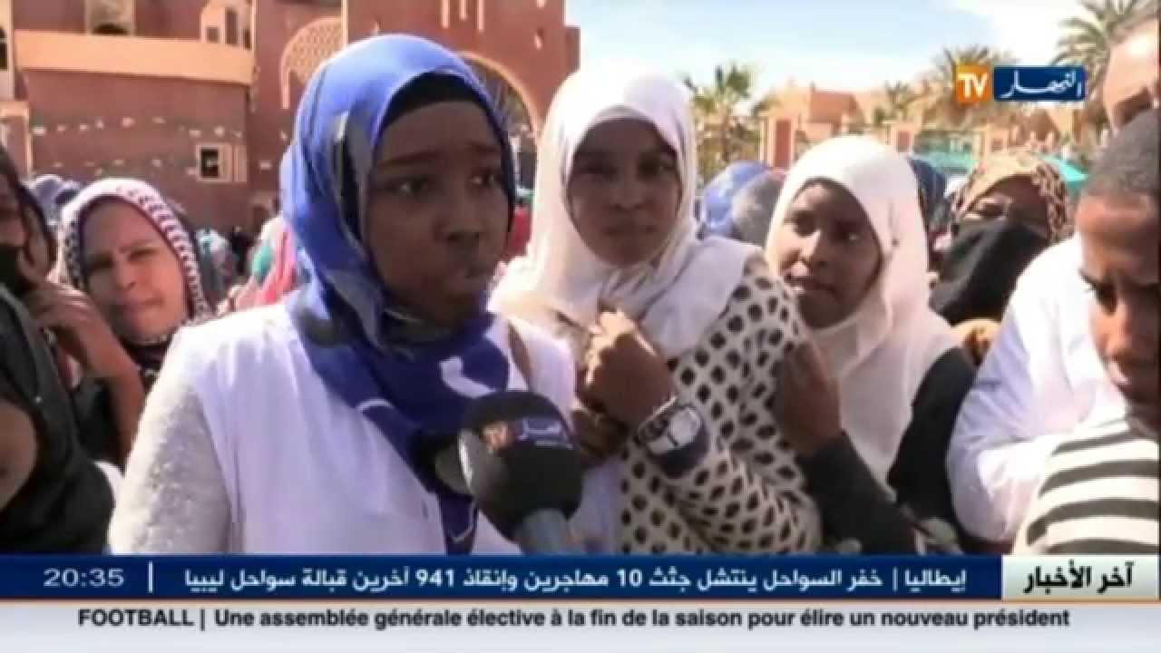 شاهد ولاتتعجب مما فعله طلاب وتلاميذ عين صالح بسبب الاحتجاجات على الغاز الصخري