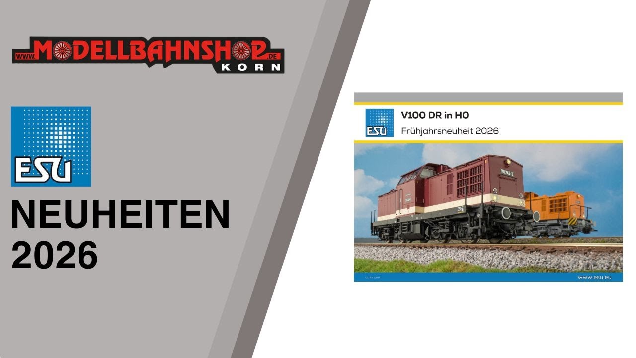 ESU | Neuheiten Katalog 2026 | Modellbahn | Spur H0