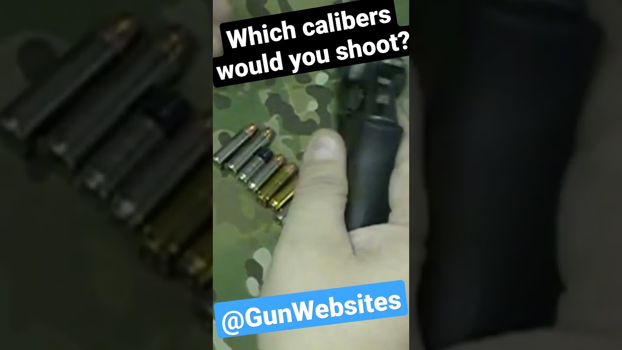 This revolver can shoot more than 25 different calibers, bug HOW?