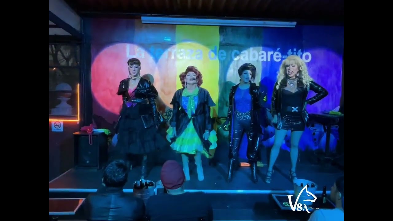 CABARETITO PUNTO Y APARTE LA TERRRAZA SHOW LAS JOTINENAS TRIBUTO AL MUSICAL  MENTIRAS