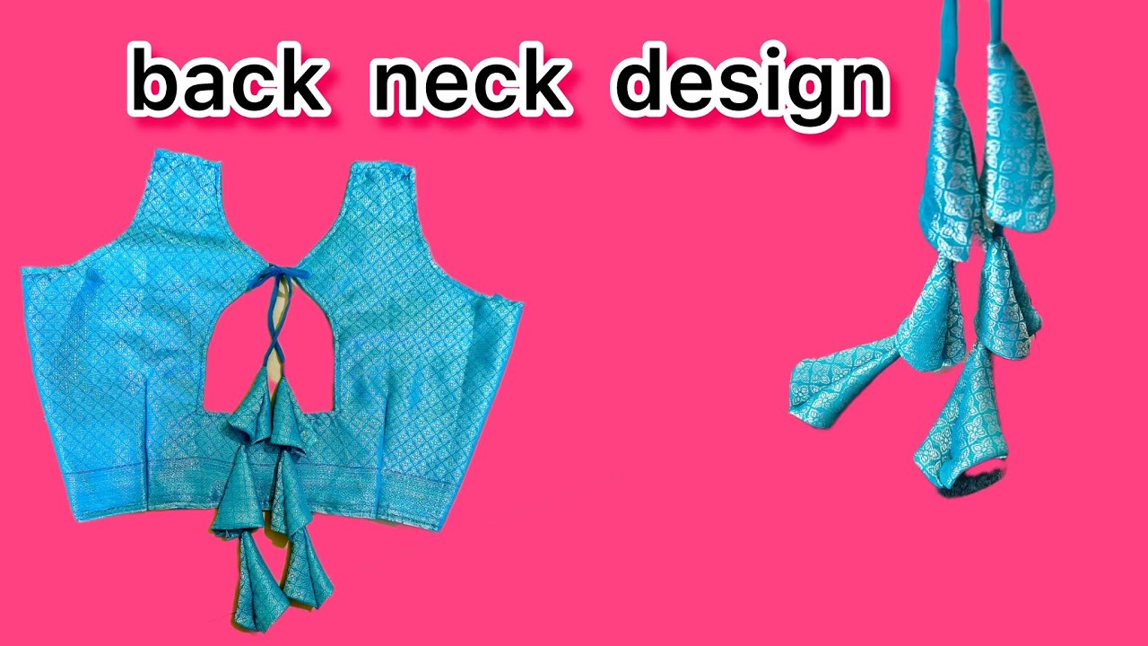 Back neck design/ पीछे गले की डिजाइन#backneck #blouse #lifeisbutadream #fashion #music ✂️❤️