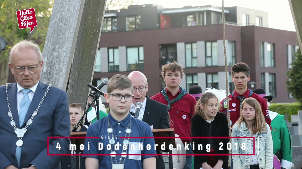 4 mei Dodenherdenking 2018 in Gilze