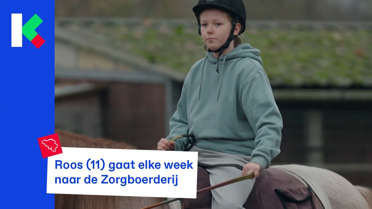 Roos (11) gaat elke week naar de Zorgboerderij