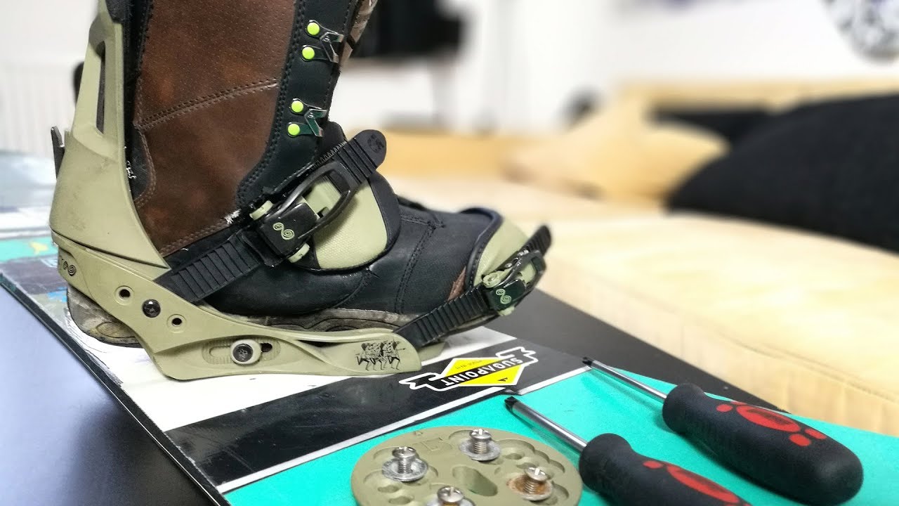 Snowboardbindung richtig einstellen / montieren