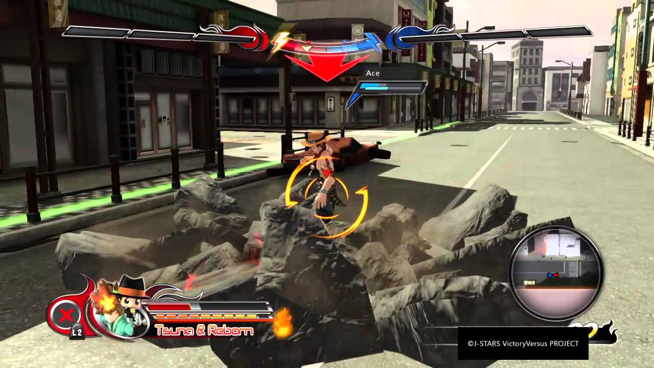 J-STARS Victory VS+ Tsuna Vs Ace