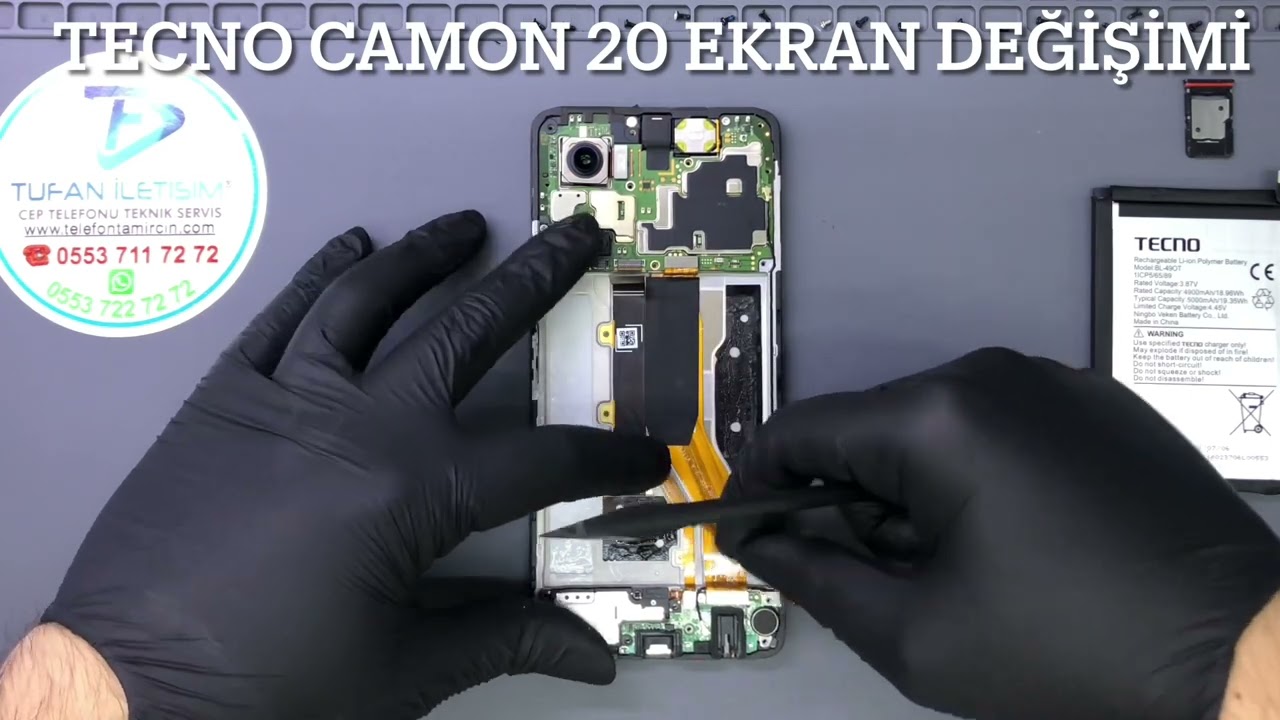 Tecno Camon 20 Ekran Değişimi