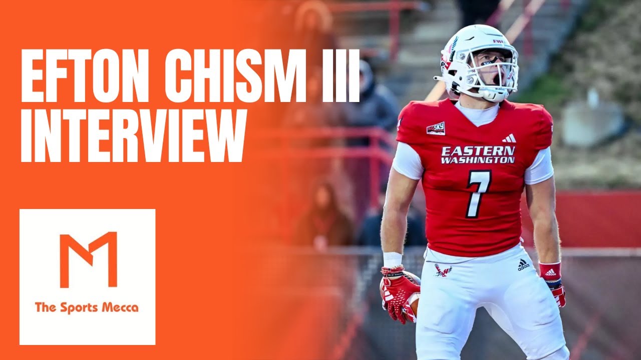 Efton Chism III Interview - Eastern Washington Eagles Wide Receiver & 2025 NFL Draft Prospect