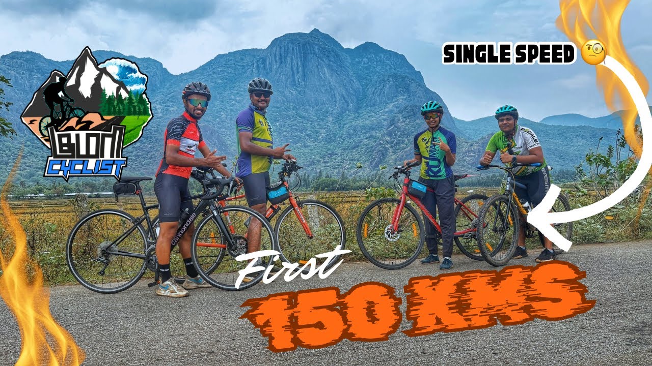 கலங்க வைத்த காற்று 🥵 | First 150 kms | Tamil Cycling vlog