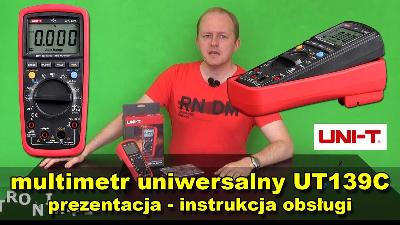 UT139C multimetr uniwersalny instrukcja obsługi cz.1