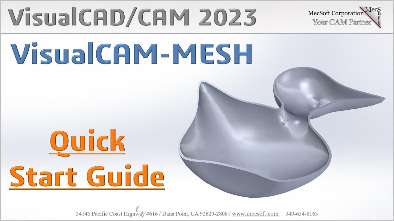 VisualCAD/CAM 2023 MESH Module Quick Start