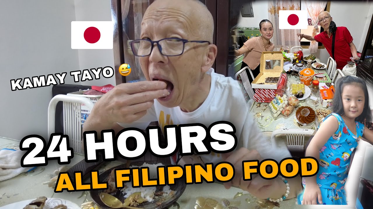 ALL FILIPINO FOOD | NAPA WOW SI LOLO HAPON 🇯🇵🇵🇭 | Japanese Filipino Family