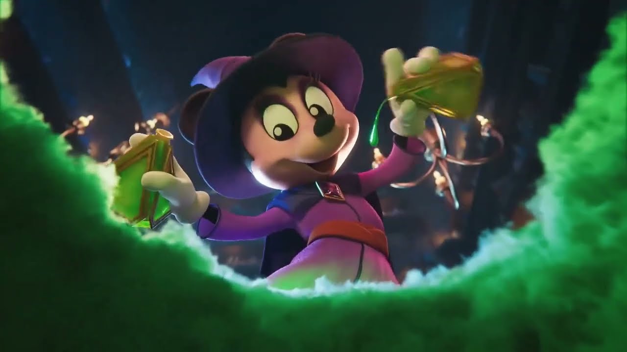 Disneyland Halloween Time Witch Minnie Commercial
