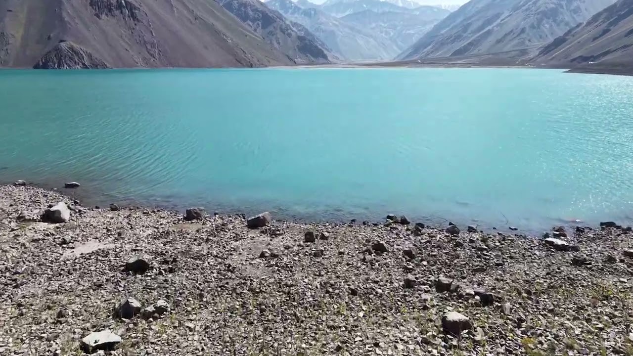 EMBALSE EL YESO 4k . CORDILLERA DE LOS ANDES . CHILE