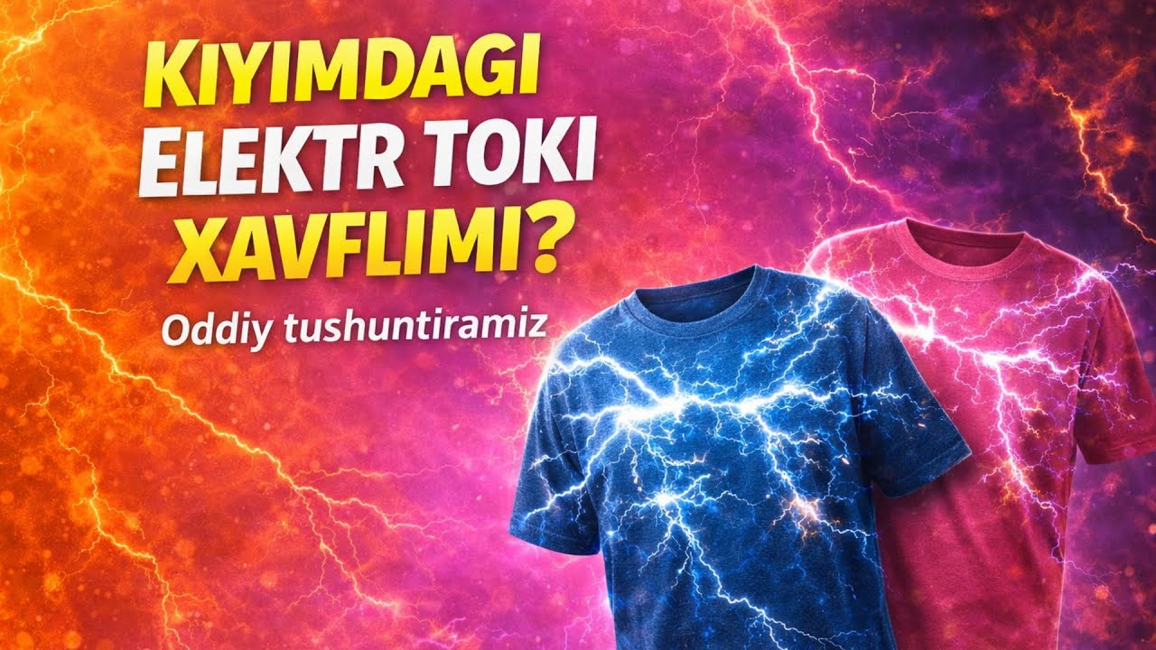 Kiyimdagi elektr toki zararlimi?
