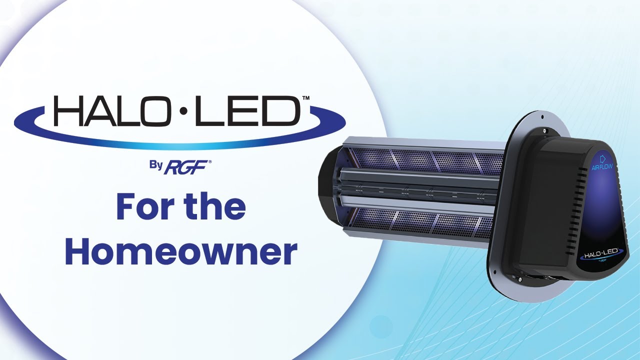 RGF's HALO LED whole home air purification system  Homeowners