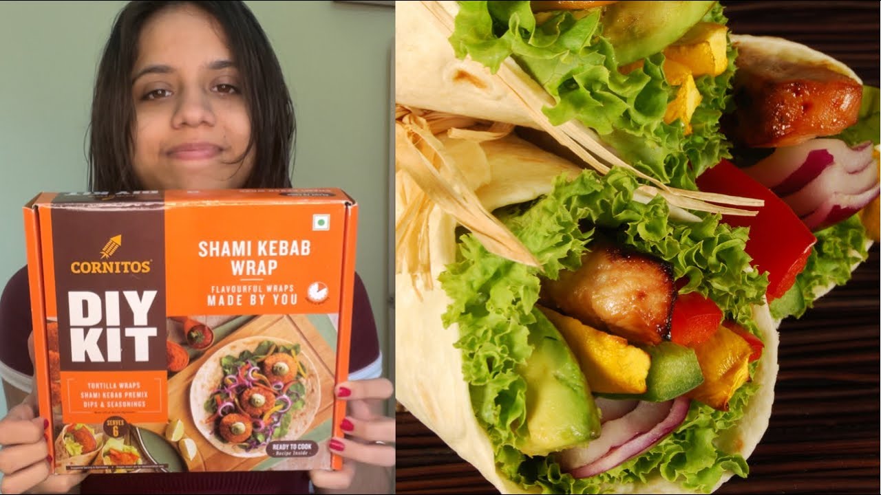 Cornitos DIY Shammi Kebab Wrap Review | Shammi Kebab Wrap Recipe in 5 Minutes | So Saute