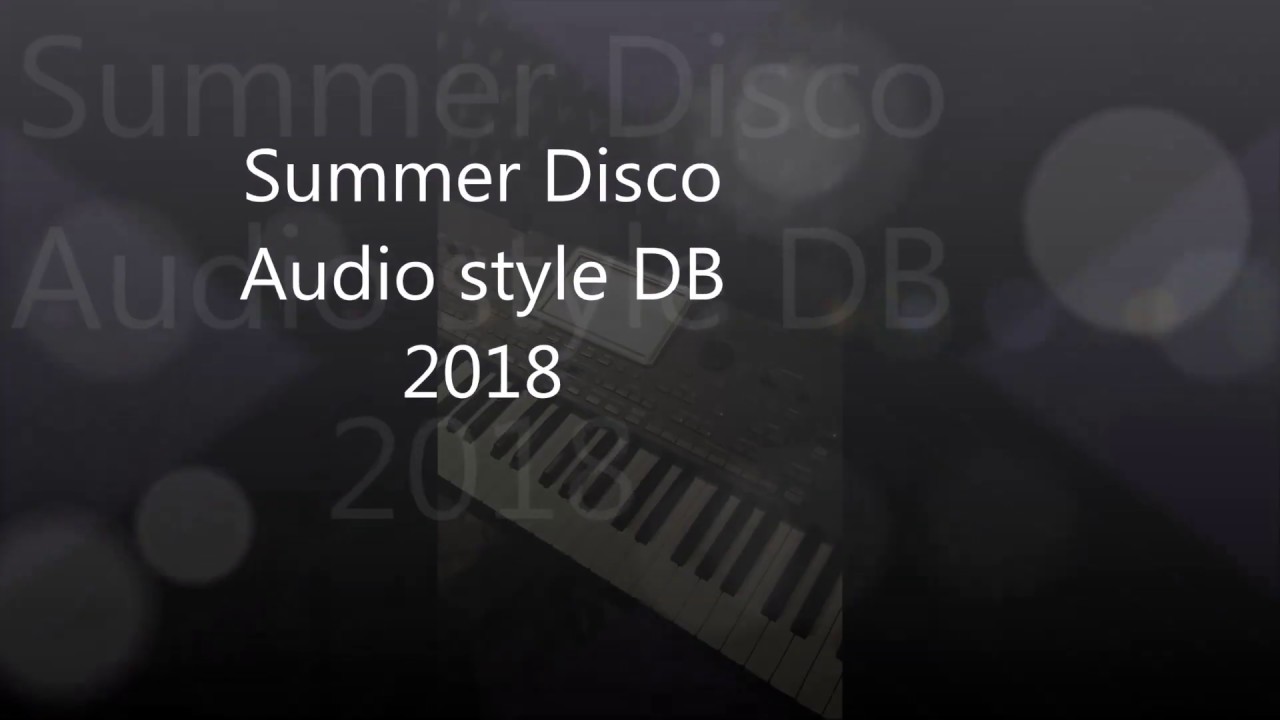 KORG DB SET 2018 - Summer Disco AUDIO style