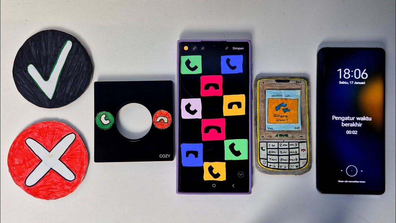 Only button/black square/a lot button/asus zenfone/huawei p30 pro, timer+incoming call