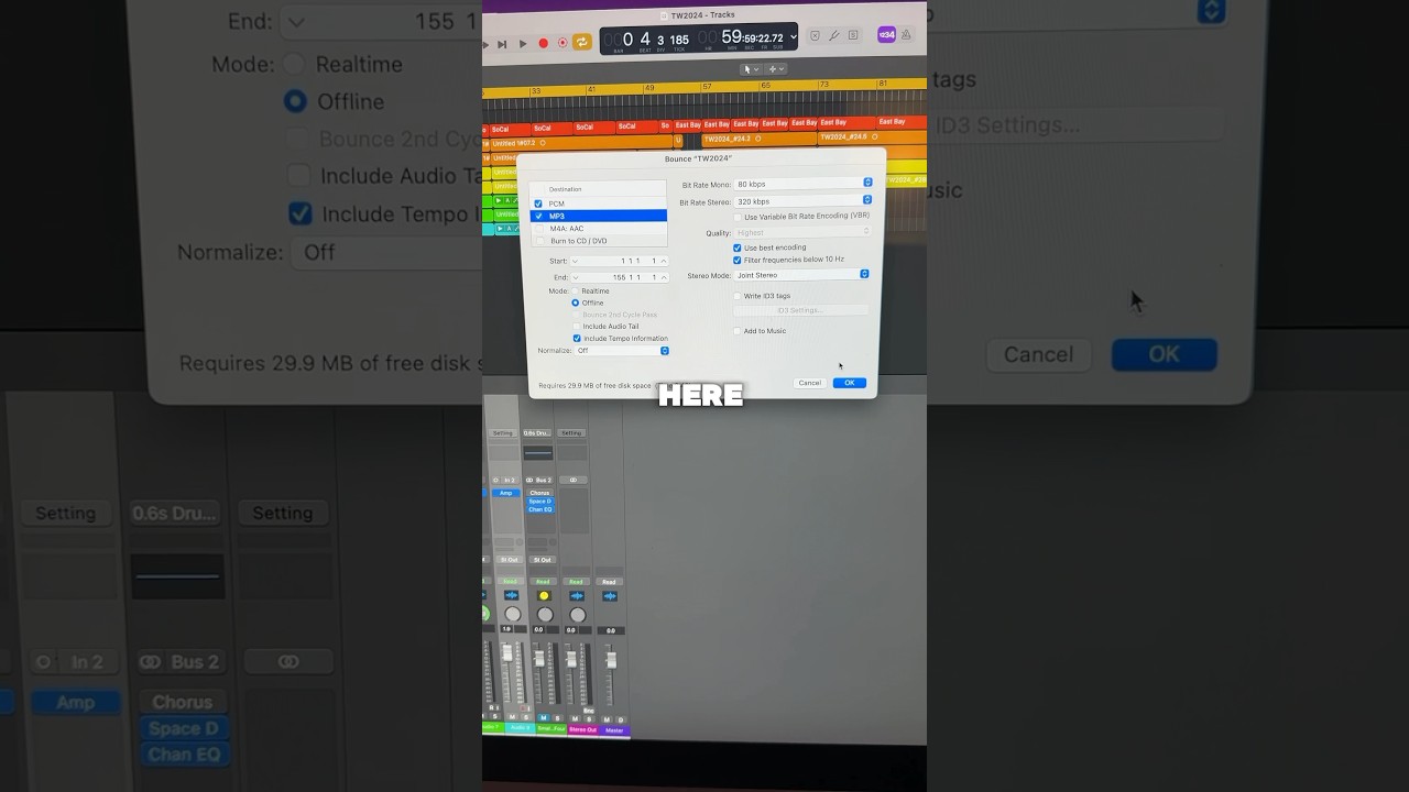 Logic Pro tip: How to embed an ISRC and why you should always do this.🤓 