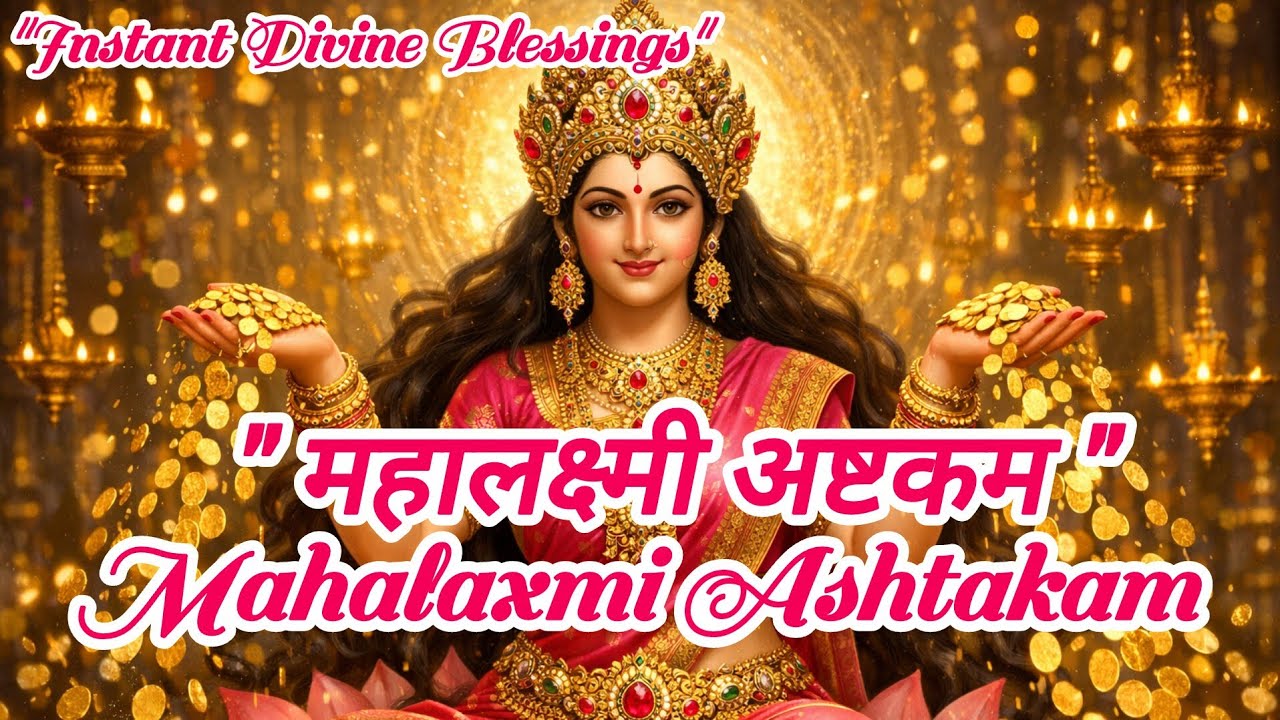 🌸 Maha Lakshmi Ashtakam – Divine Chant for Wealth, Peace & Prosperity 🌸