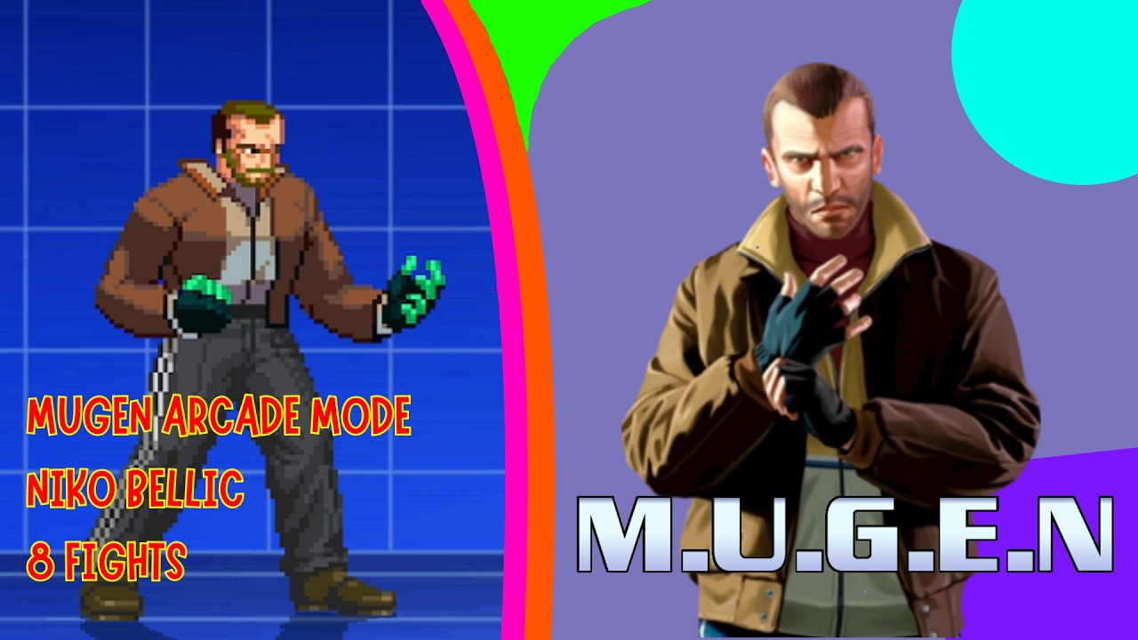 MUGEN - Niko Bellic Arcade Run (8 Fights)