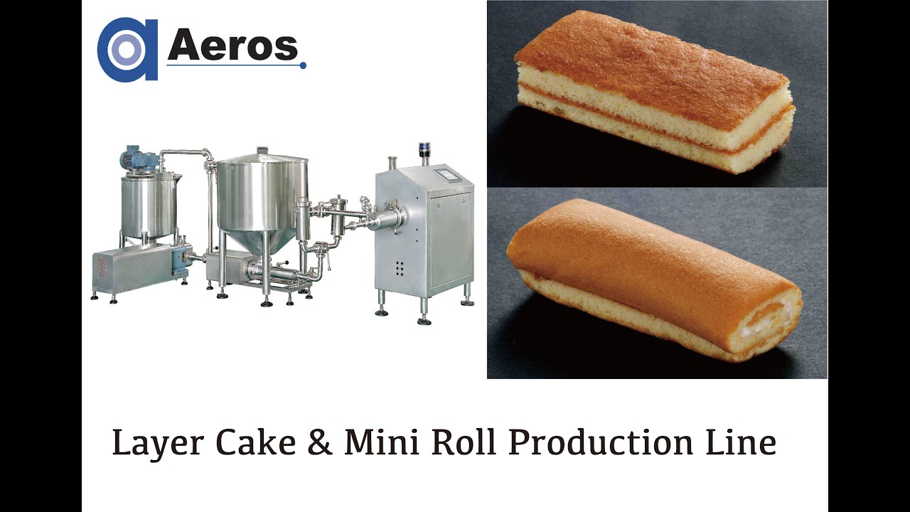 Aeros Layer Cake Automatic Production Line | Layer Cake | Mini Roll