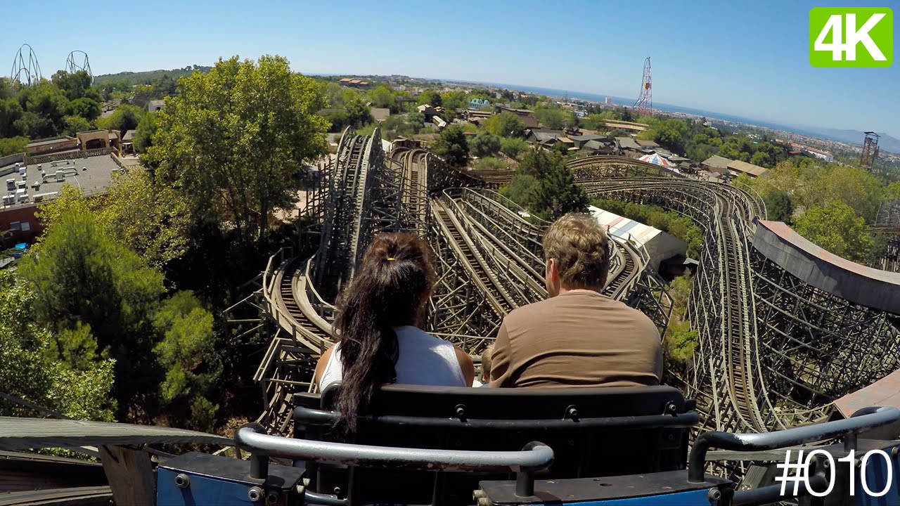 PortAventura Park • Stampida Timburcoaster ★ 4K ★ On-Ride POV ★ #010