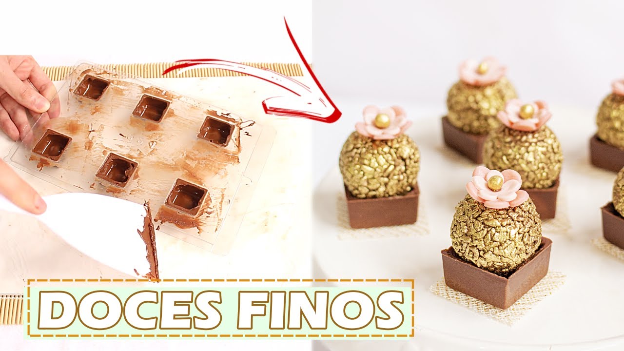 CAIXETA DE CHOCOLATE COM BRIGADEIRO GOURMET - DOCES FINOS - Tiago Mauro