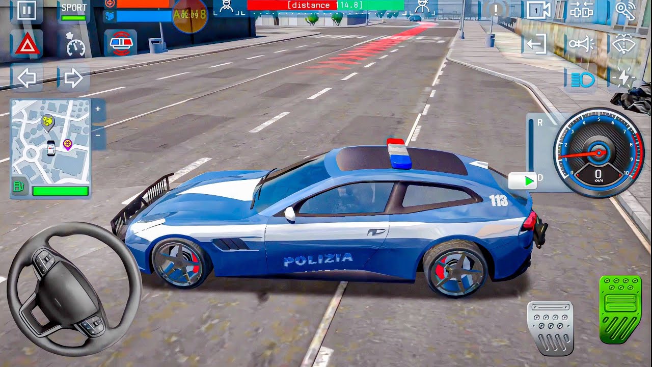 Police sim 2022 cop Simulator : Police Simulator patrol Officer | Android Gameplay - Ferarri Car 911