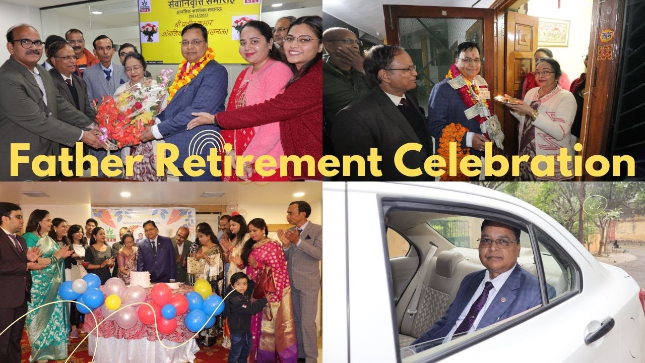 Father Retirement Celebration | Retirement Celebration | Father Retirement Day |Retirement Ceremony|