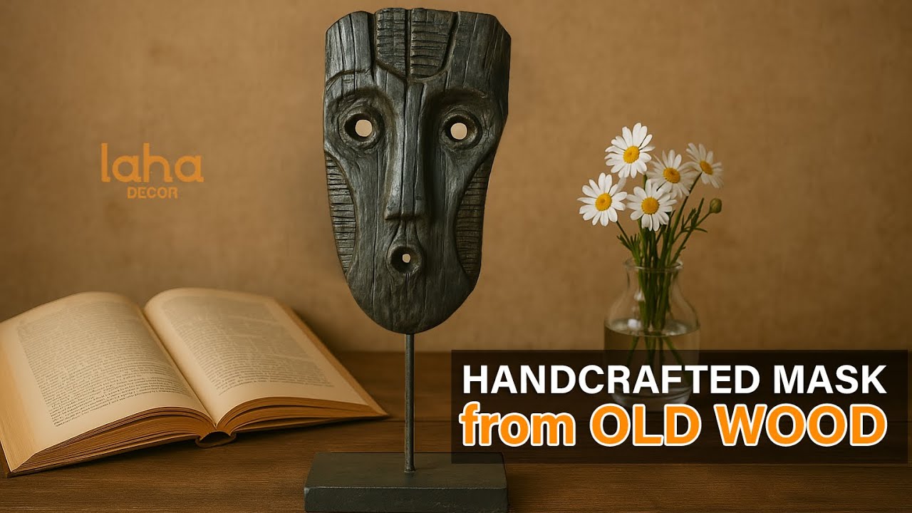 Turning Rotten Wood Into a Unique Mask (feat. @The Woodland Gentleman)