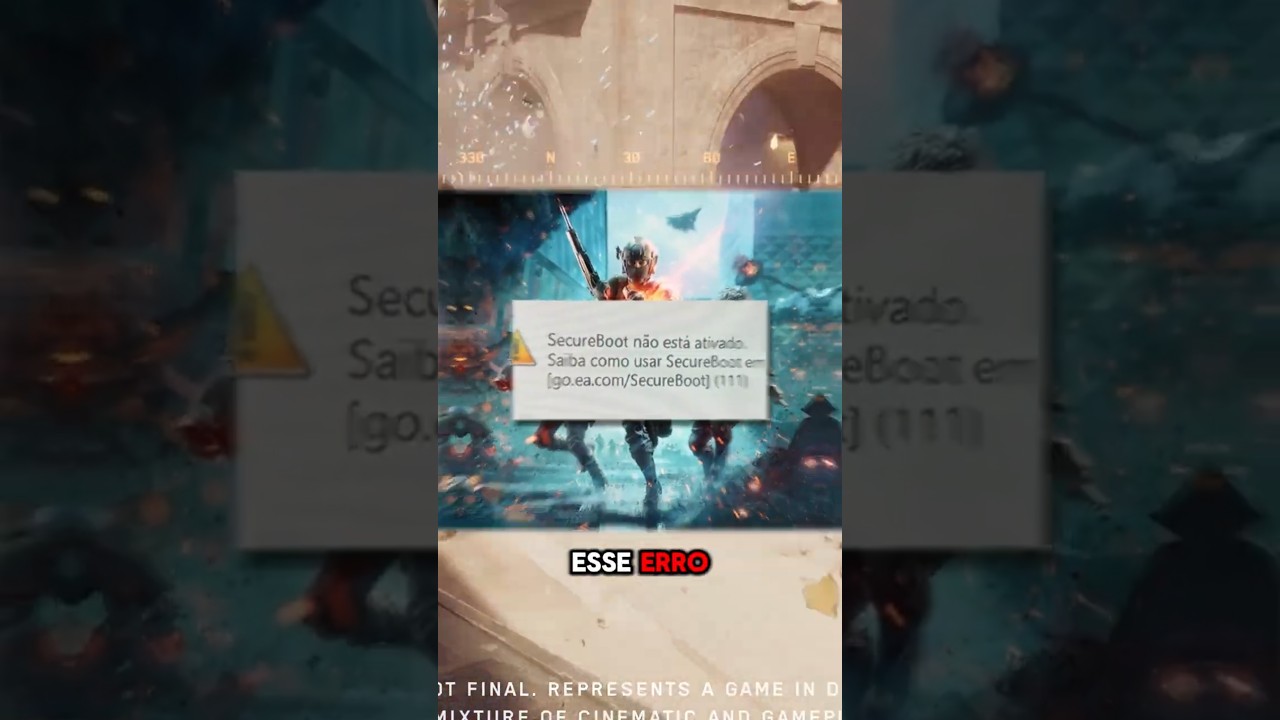 COMO RESOLVER ERRO SECURE BOOT no BATTLEFIELD 6 R&Aacute;PIDO e F&Aacute;CIL!