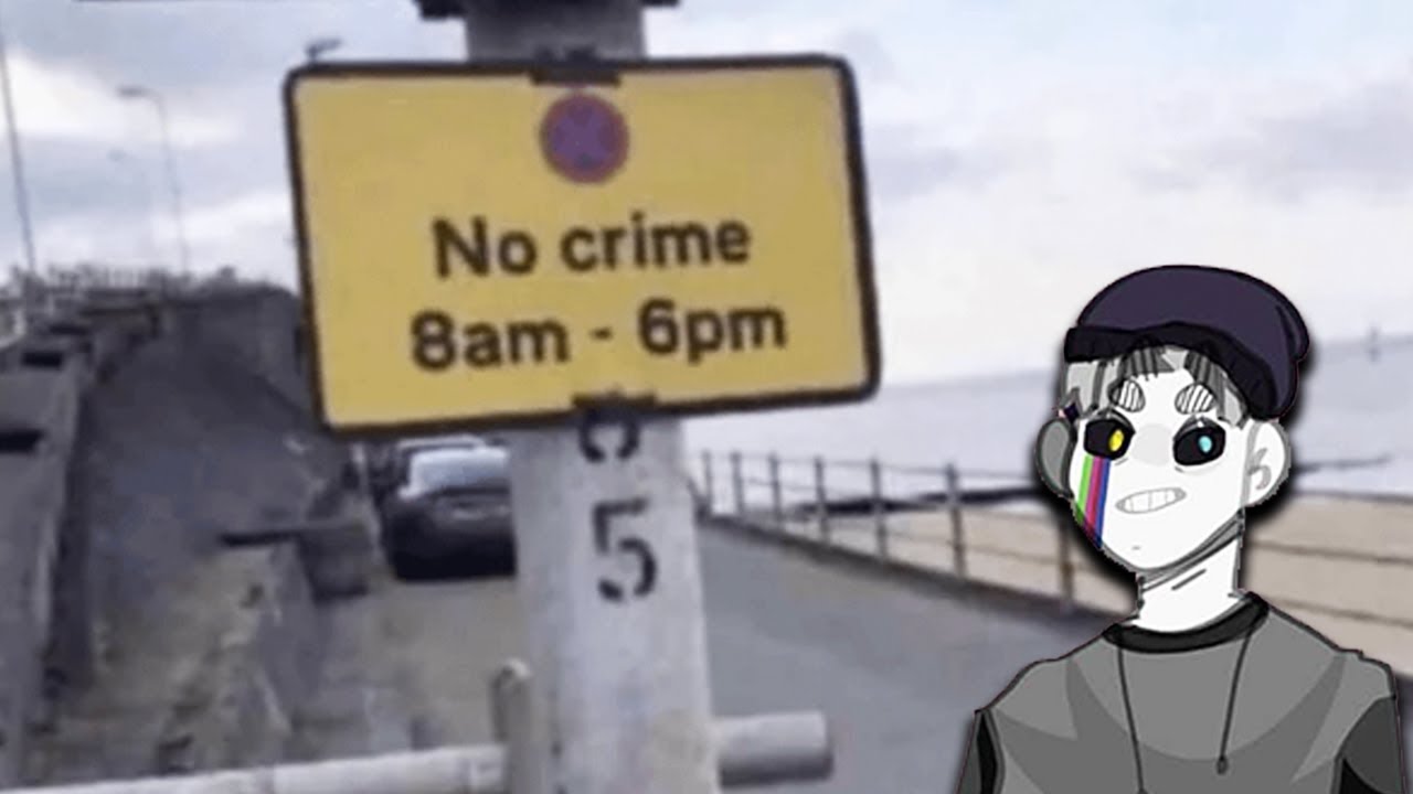 No Crime During Business Hours: r/blursedimages