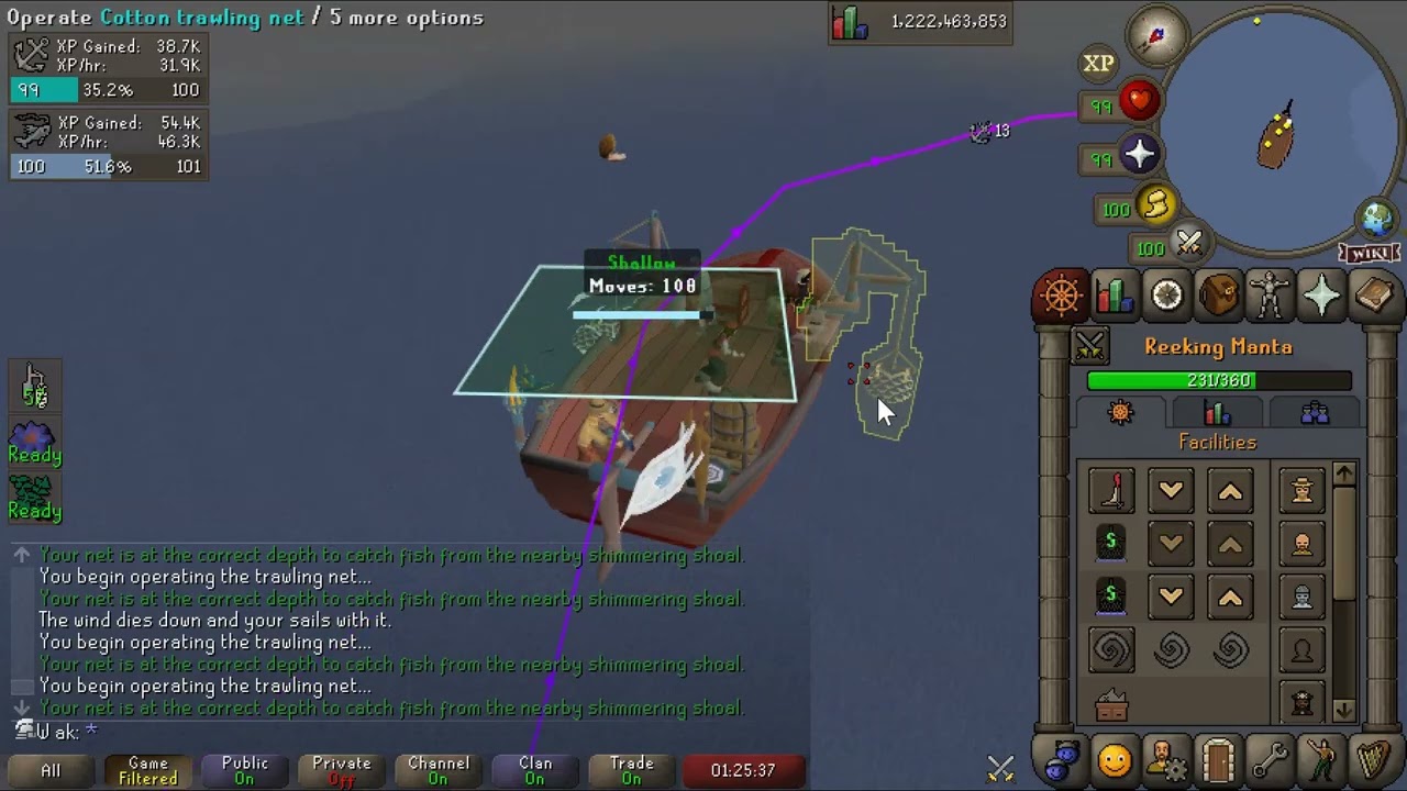 haddock trawling | 46k fishing, 31k sailing