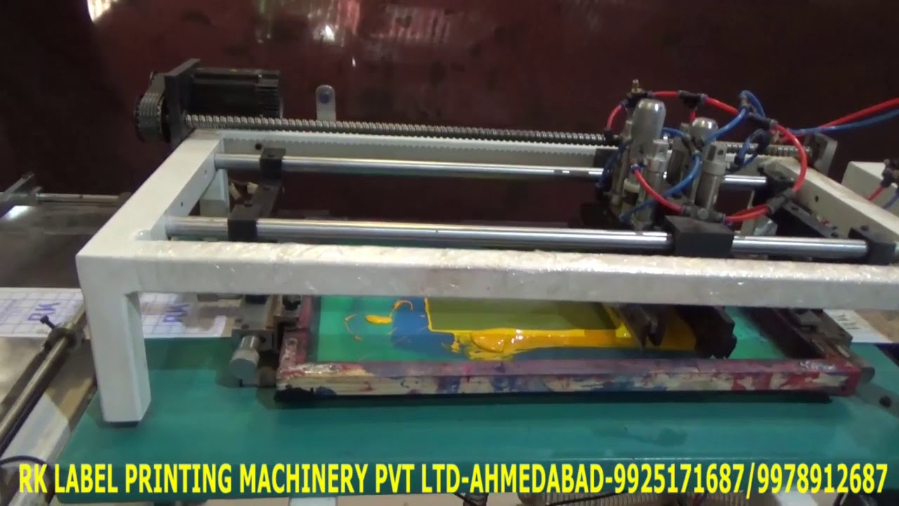 Roll To Roll Screen Printing Machine With Repeat Pass Scanner | RK