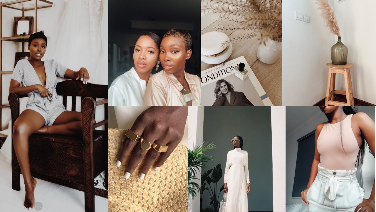 HOW I EDIT MY INSTAGRAM PHOTOS | WHITE AESTHETIC ( MAINTAINING A THEME)