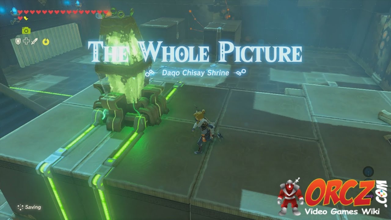 Legend of Zelda Breath of the Wild Shrine Daqo Chisay The Whole Picture Trial Gameplay Walkthrough