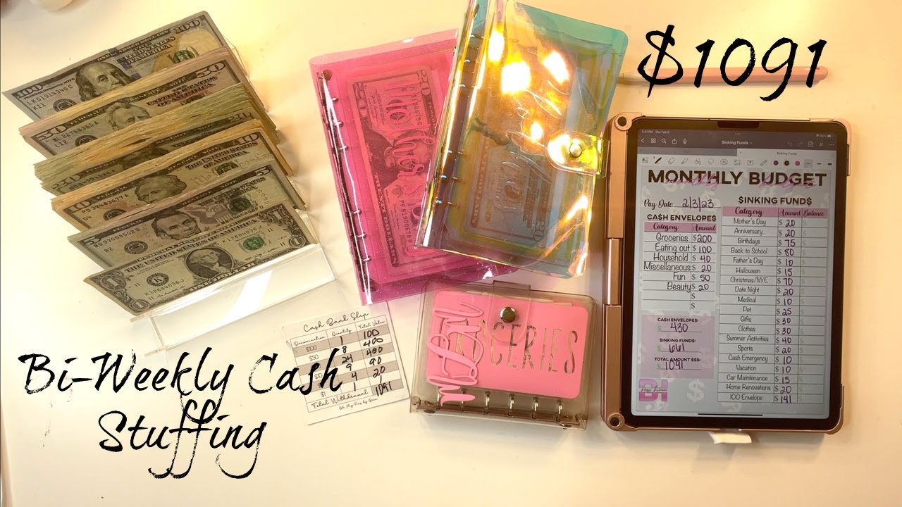 February 3rd $1091 Bi-Weekly Cash Stuffing!