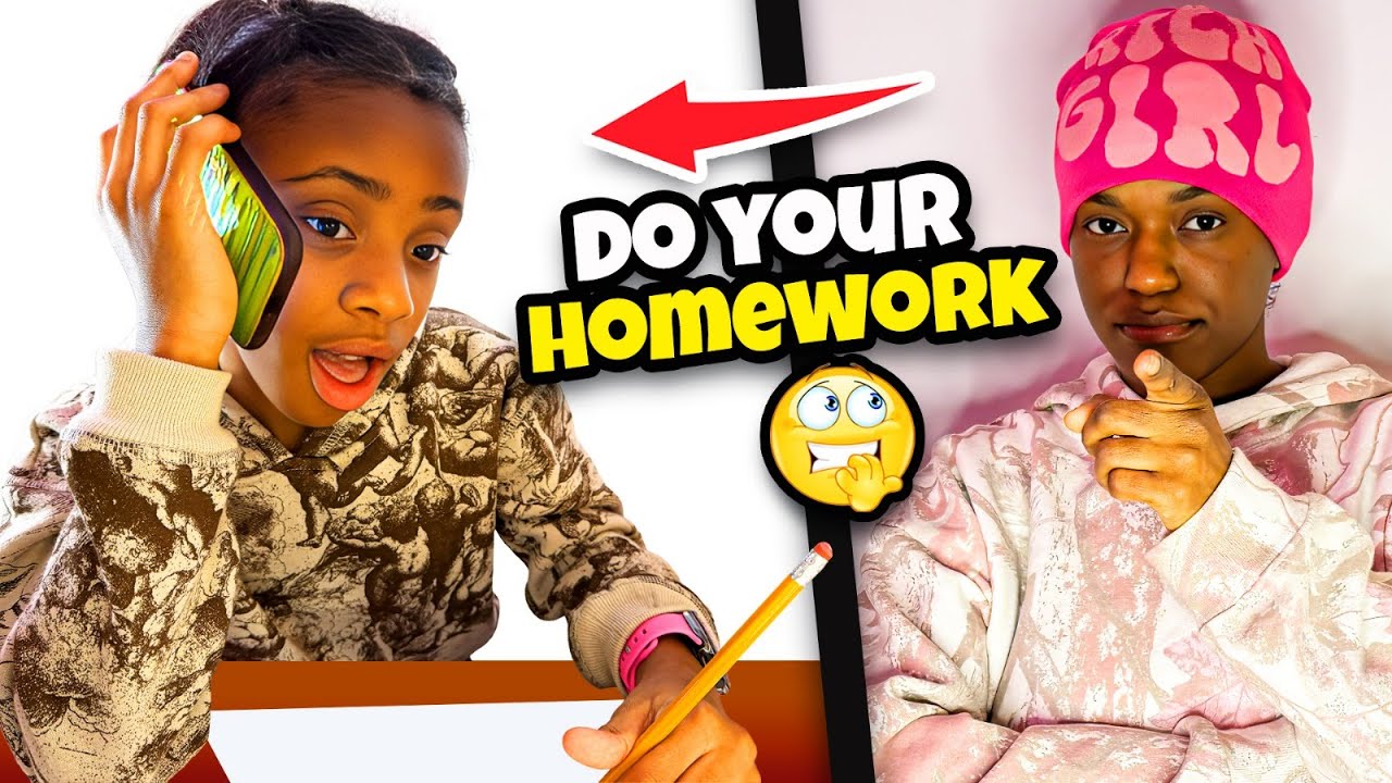 Girl Chooses TikTok Over Homework. Instantly Regrets It 😭📚