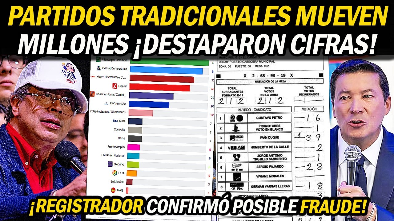 ¡URGENTE! REGISTRADOR ATACÓ A PETRO ¡HABRÍA FRAUDE EN ELECCIONES! Filtran cuanto GASTA el uribismo.