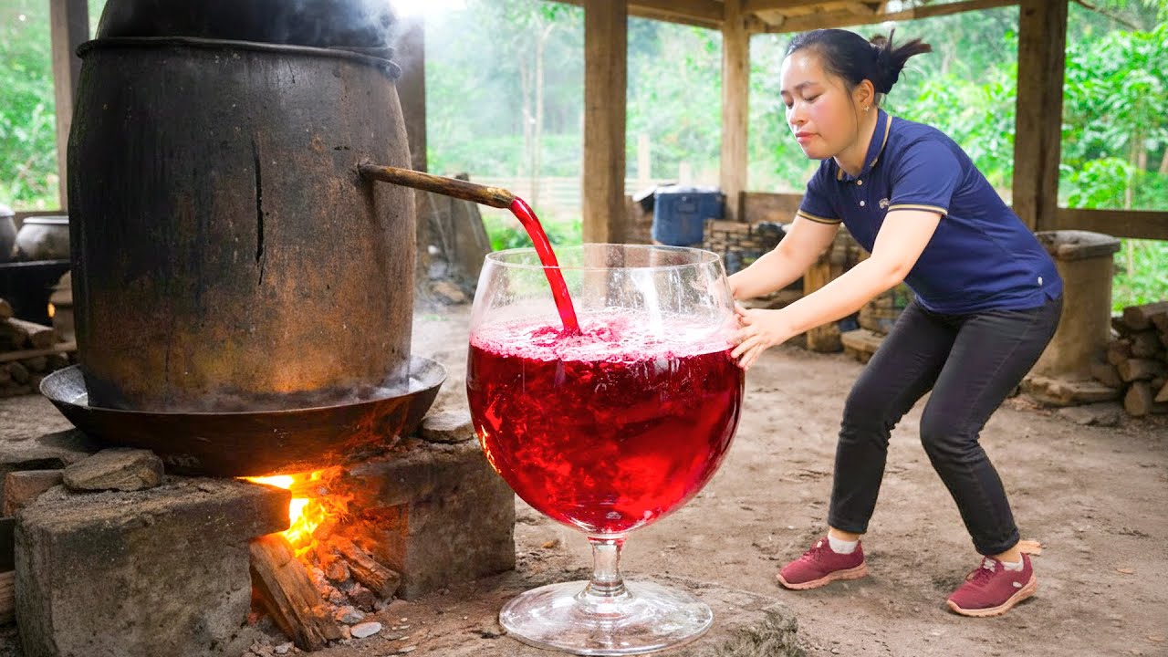 Process of Making Rice Wine in 30 Days and Bring them to Market to Sell - Daily Farm Life