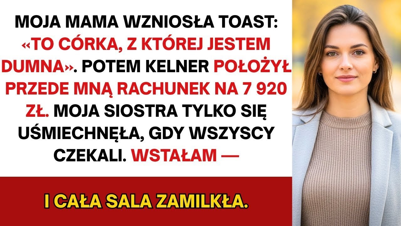 Na urodzinach siostry mama  „To córka, z której jestem dumna” — wręczyła mi rachunek 7 920 zł teraz